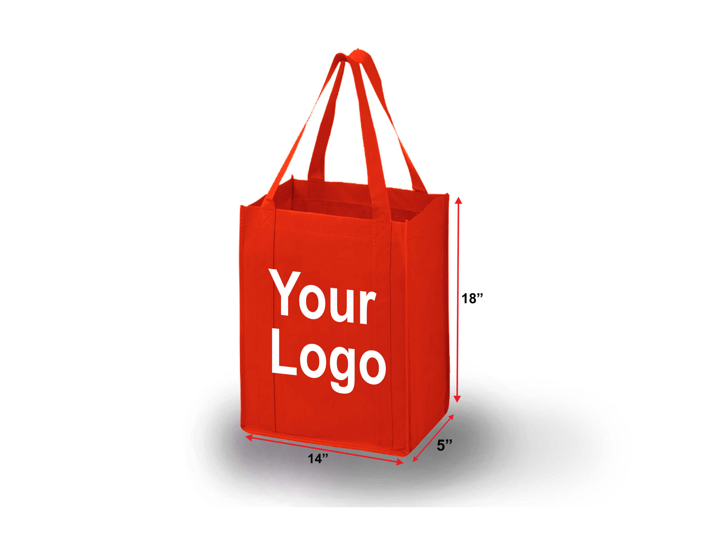 LOOP HANDLE BOX BAG – 14″ X 18″ X 5″ – Safety First
