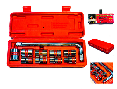 10 PCS Box Socket 1/2″ Set