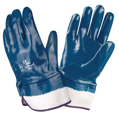 COTTON JERSEY NITRILE PVC GLOVE