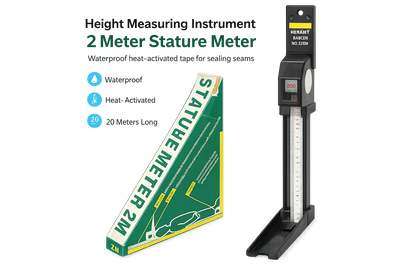 Stature Meter 2 M – Height Measuring Instrument for Accurate Body Measurement | 200 cm Retractable Scale