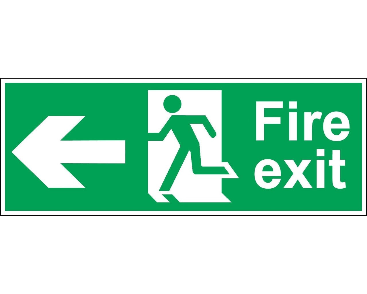 Buy Fire Exit Arrow Left Sign in Sri Lanka | Safety First