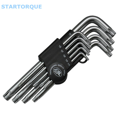 StarTorqueTorx Hex Key 9Pcs Set ( With-Hole )