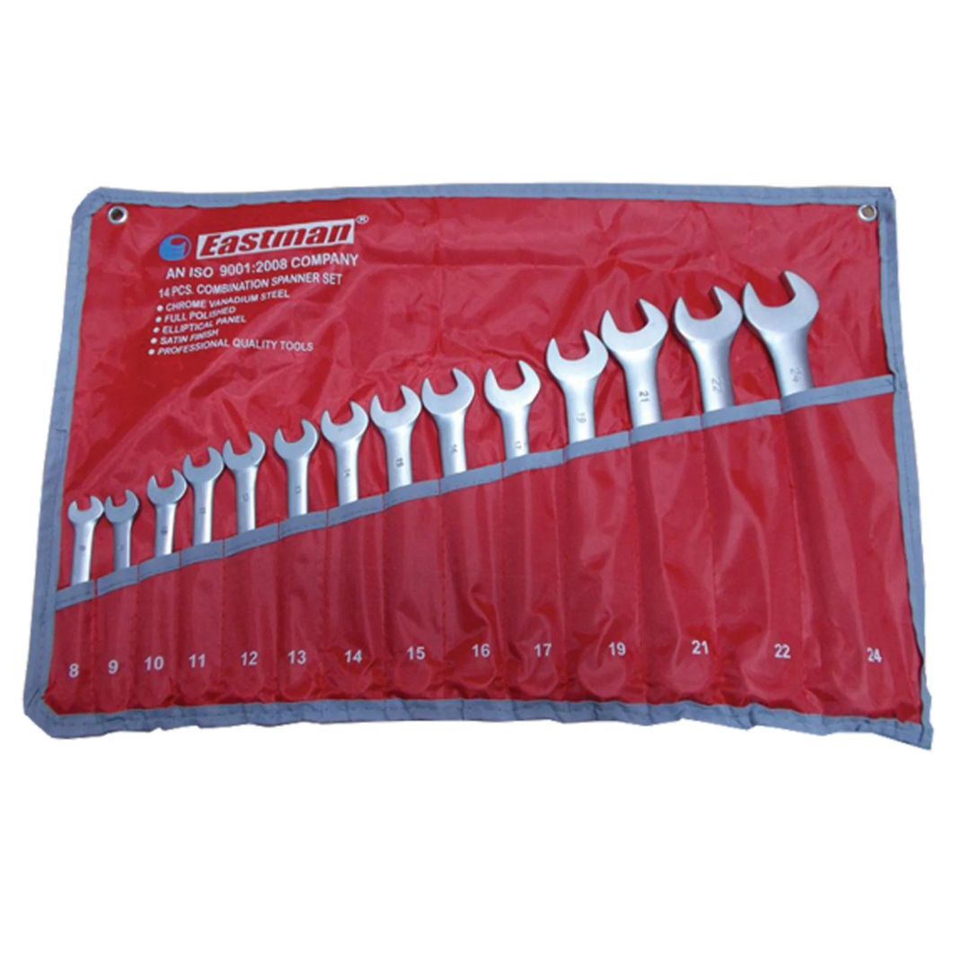 14-Piece Combination Spanner Set (8mm to 24mm) | SafetyFirst – Safety First