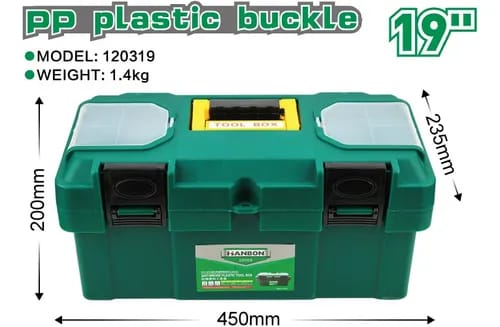 Portable Plastic Industrial Tool Storage Box | Safety First