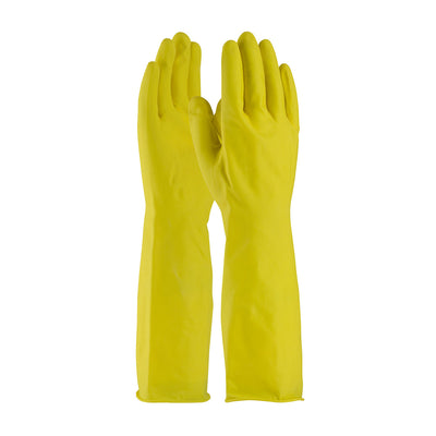 YELLOW LATEX CHEMICAL GLOVE