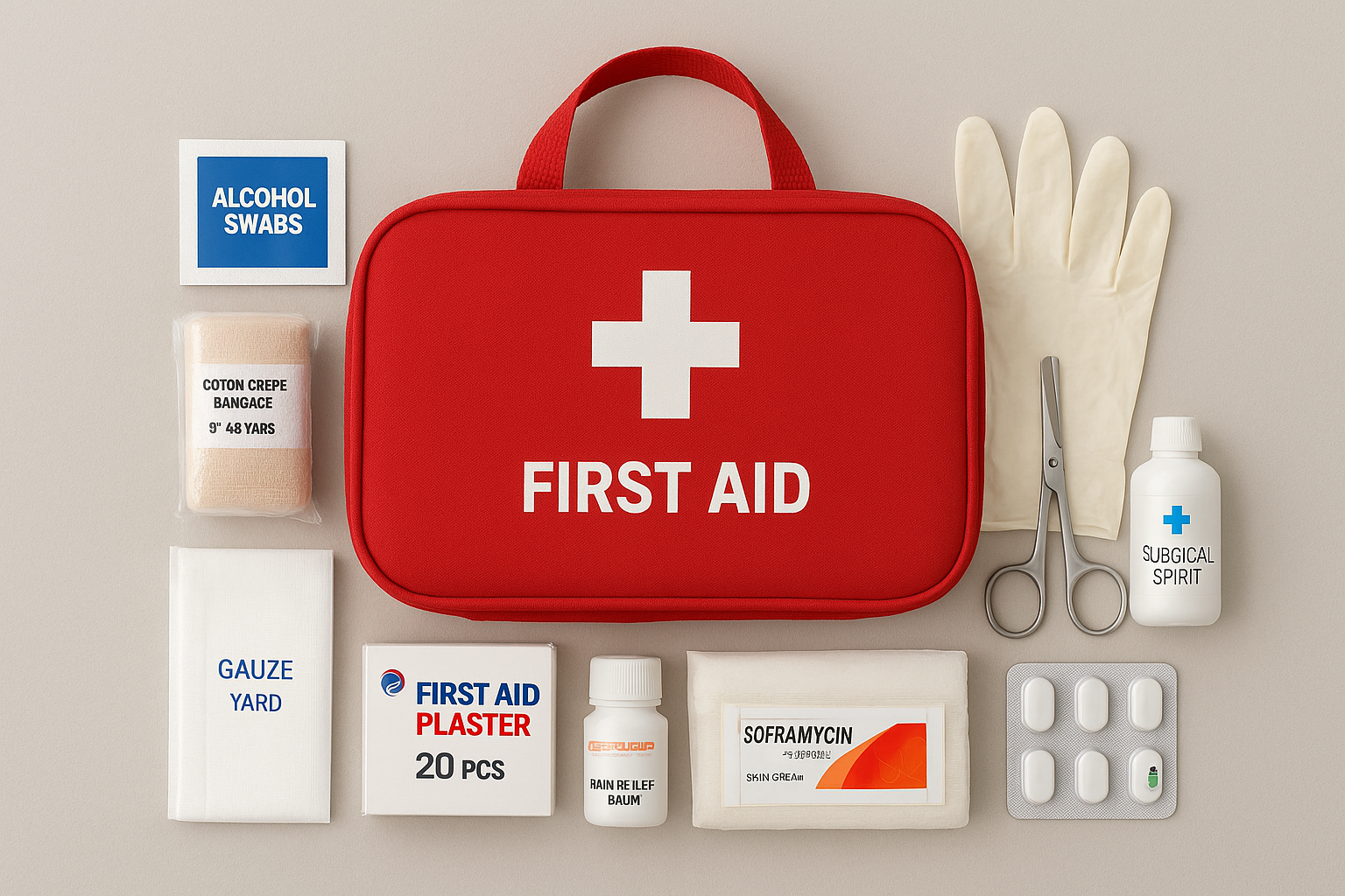 First-Aid Kit Bag with or Without Medicine | SafetyFirst – Safety First