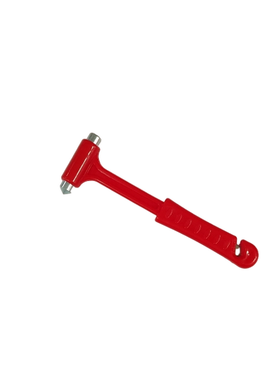 2 IN 1 EMERGENCY GLASS BREAK HAMMER WITH CUTTER