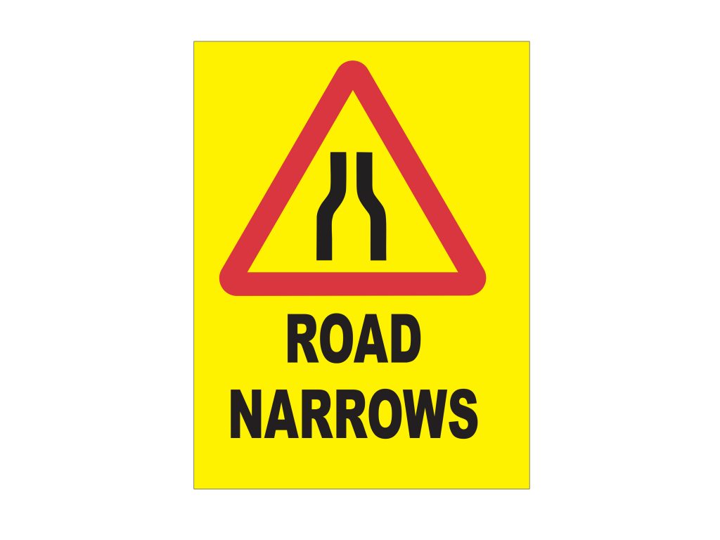 road-narrows-sign-safetyfirst