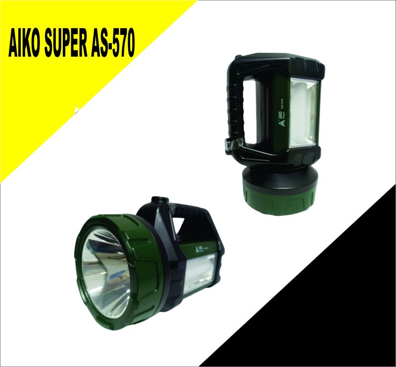 AIKO SUPER 5W LED RECHARGEABLE TORCH AS-570